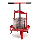 Prensa de fruta de acero inoxidable Capacidad de 9 litros Prensa de husillo para zumo vino sidra