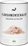 nu3 Cáscaras de Semillas de Llantén - 260 g de psyllium orgánico molido - Pepitas ricas en fibra...