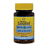 Nature Essential Espino Blanco Ajo y Olivo - 50 Cápsulas