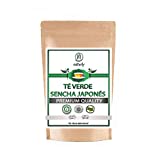 Té Verde Sencha Japonés 100% Natural y Orgánico. Potente Quemagrasas con Efecto Adelgazante y...