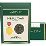 VAHDAM, Hojas de Té Verde del Himalaya (50 Tazas) | 100% NATURAL Y | POTENTES ANTIOXIDANTES | Sirve...